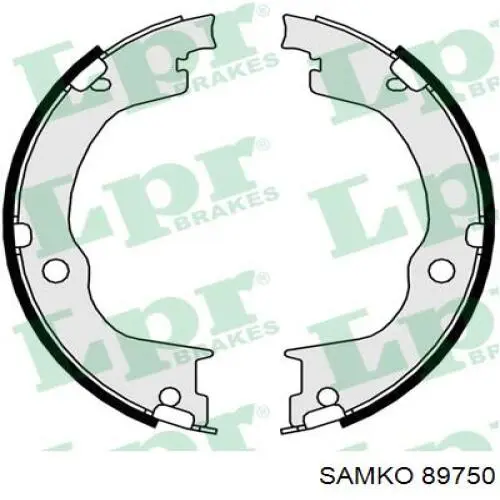 89750 Samko колодки ручника (стояночного тормоза)
