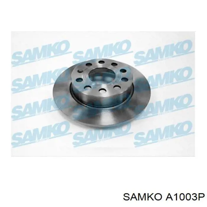 Диск тормозной задний SAMKO A1003P