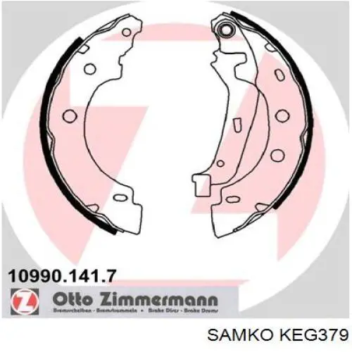 KEG379 Samko Тормоза в сборе