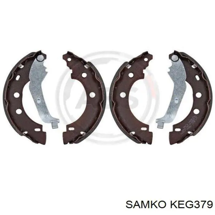 Колодки тормозные задние барабанные, в сборе с цилиндрами, комплект Samko KEG379 цена, от 62.91 USD