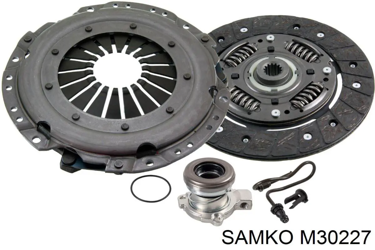 Цилиндр сцепления рабочий с выжимным подшипником Samko M30227 цена, от 62.61 USD