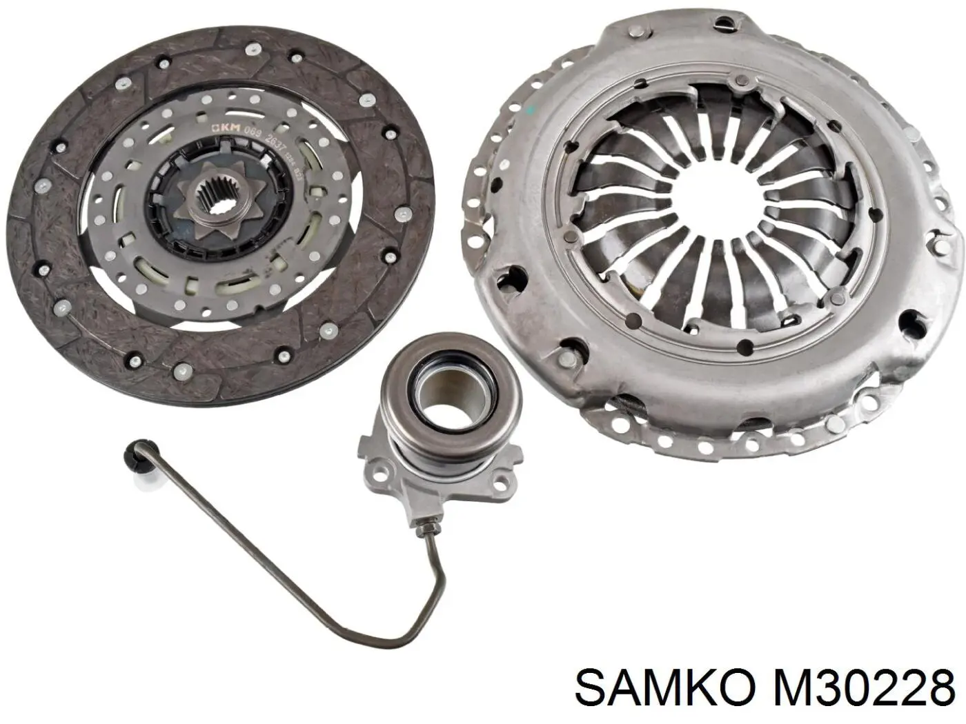 55352833 General Motors Цилиндр сцепления рабочий в сборе с выжимным подшипником