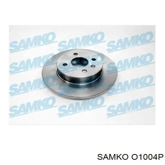 Тормозные диски O1004P Samko