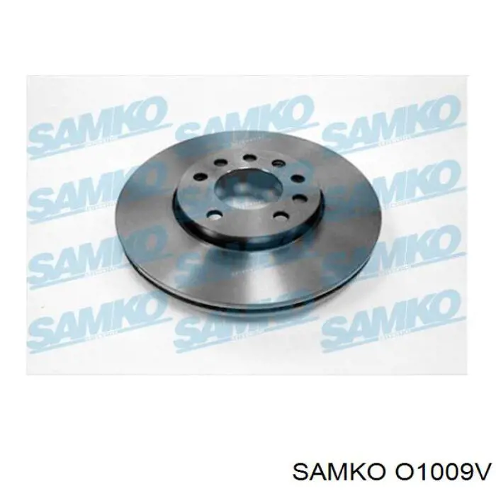 O1009V Samko диск тормозной передний