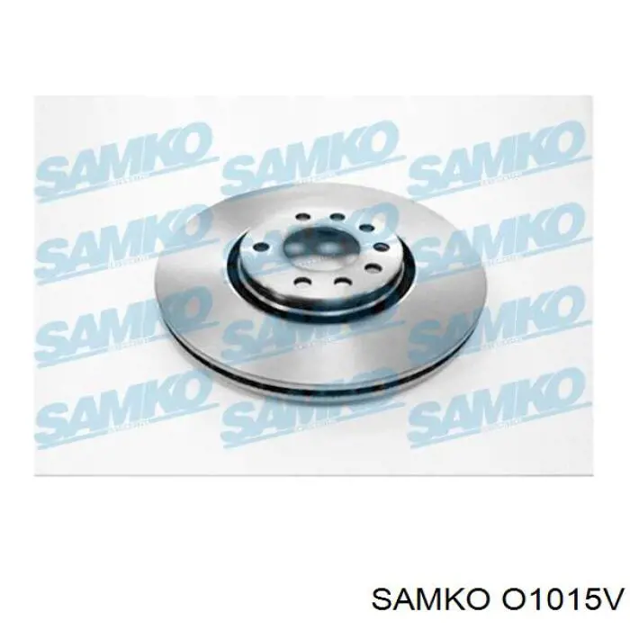O1015V Samko диск тормозной передний