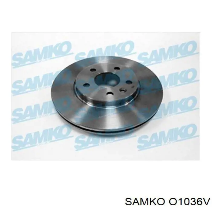 O1036V Samko диск тормозной передний