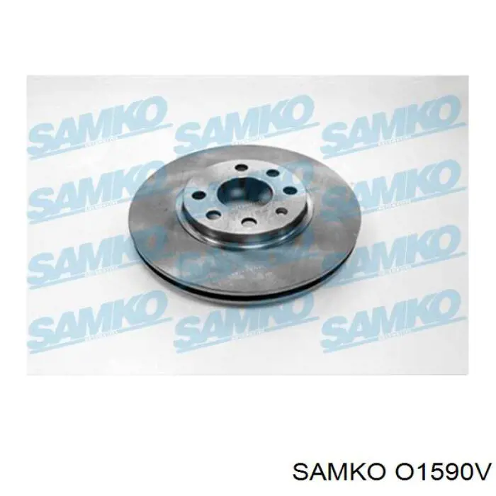 O1590V Samko диск тормозной передний