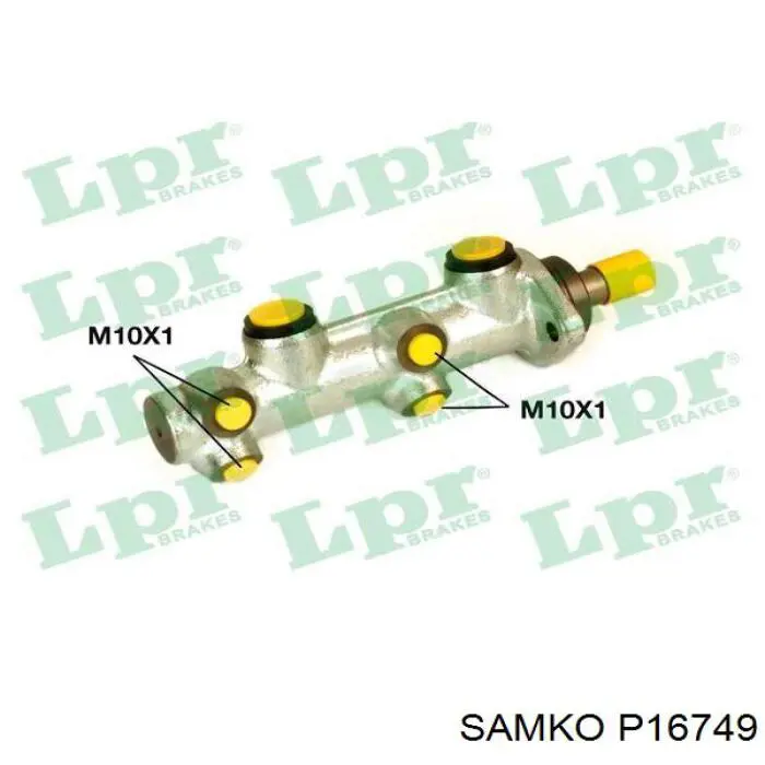 Цилиндр главный тормоза (гидротормозов) Samko P16749 цена, от 173.11 USD