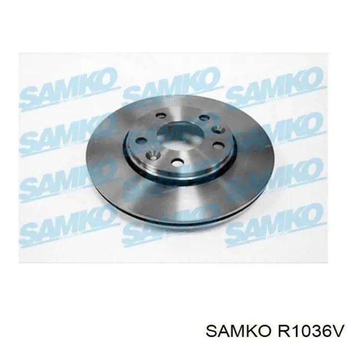 Передние тормозные диски R1036V Samko