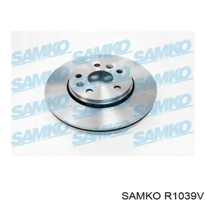 Передние тормозные диски R1039V Samko