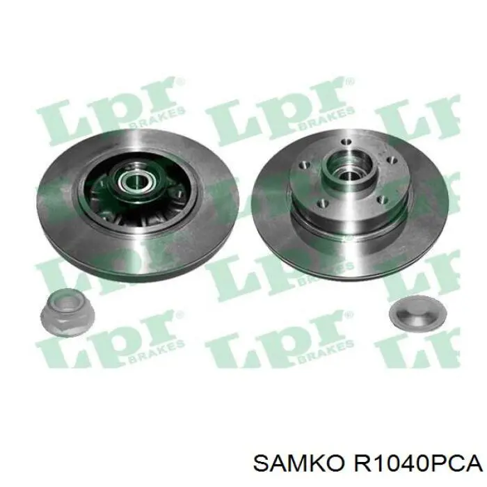 R1040PCA Samko диск тормозной задний
