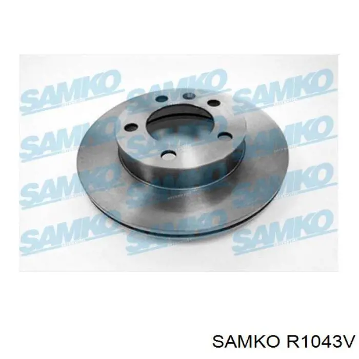 R1043V Samko диск тормозной передний