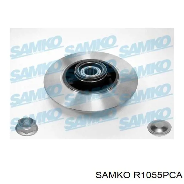 R1055PCA Samko диск тормозной задний