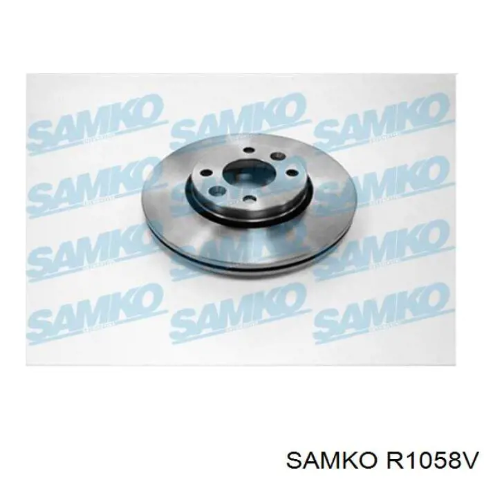 Передние тормозные диски R1058V Samko