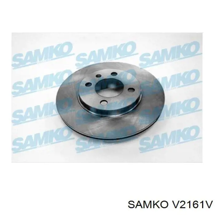 V2161V Samko диск тормозной передний