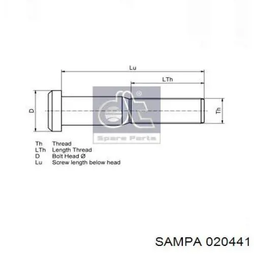 Купить 020441 Sampa Otomotiv‏ Болты на колеса