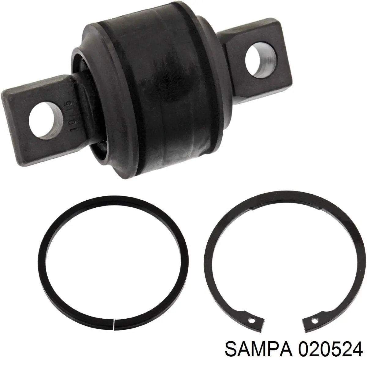 Silentblock de barra Panhard, trasero 020524 Sampa Otomotiv‏