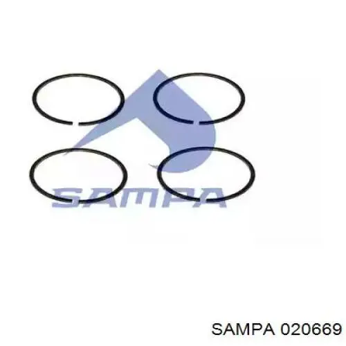 Прокладка выпускного коллектора SAMPA 020669