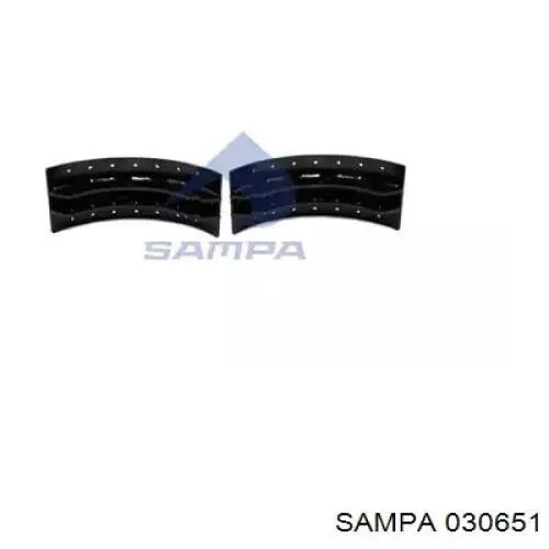 Передние барабанные колодки 030651 Sampa Otomotiv‏