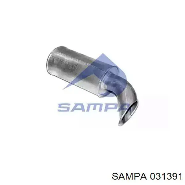 Глушитель задний 031391 Sampa Otomotiv‏