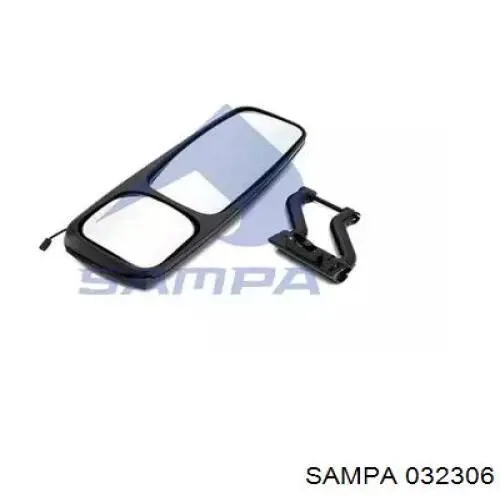 Зеркало заднего вида правое SAMPA 032306
