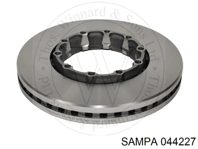 044227 Sampa Otomotiv‏ Шланг для опрокидывателя кабины