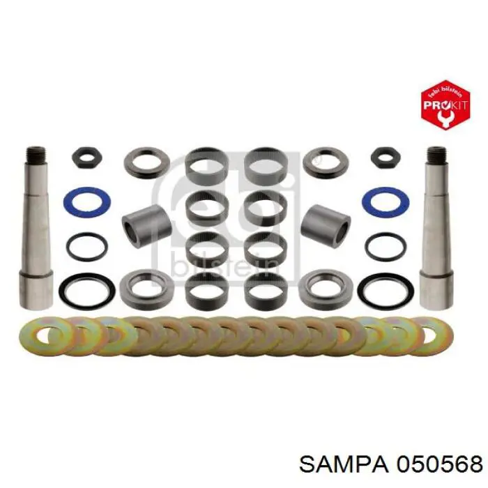 Ремкомплект шкворня поворотного кулака 050568 Sampa Otomotiv‏