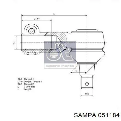 Купить 051184 Sampa Otomotiv‏ Датчик света заднего хода