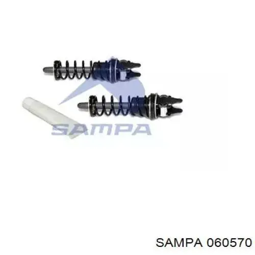 060.570 Sampa Otomotiv‏ монтажный комплект задних барабанных колодок
