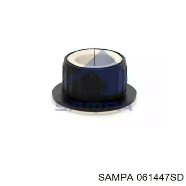 061447SD Sampa Otomotiv‏ bloco silencioso (bucha da suspensão de lâminas dianteira)