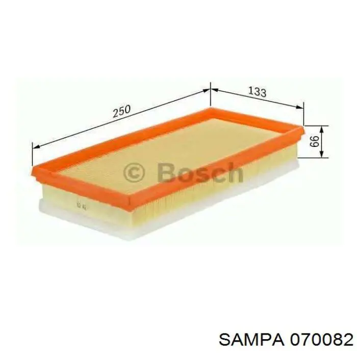 Купить 070082 Sampa Otomotiv‏ Сальник задней ступицы