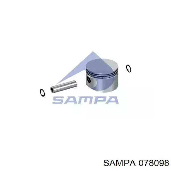 078098 Sampa Otomotiv‏ compressor do sistema pneumático (truck)