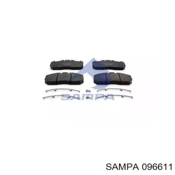 Передние тормозные колодки 096611 Sampa Otomotiv‏