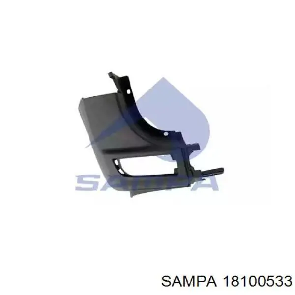 18100533 Sampa Otomotiv‏ бампер задний, левая часть