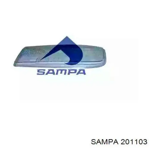 Стекло фары левой 201103 Sampa Otomotiv‏