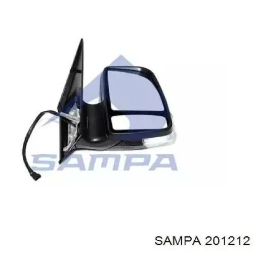 Зеркало заднего вида правое SAMPA 201212