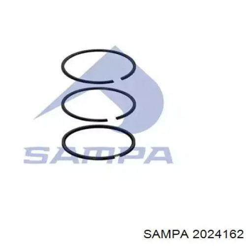 Кольца поршневые компрессора на 1 цилиндр, 2-й ремонт (+0,50) Sampa Otomotiv‏ 2024162