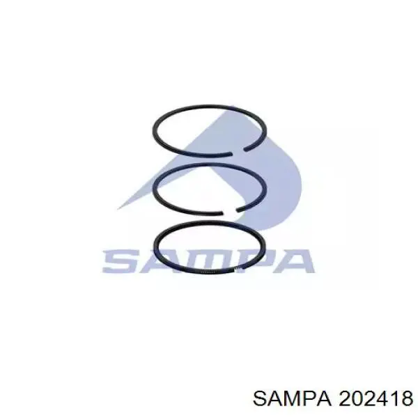 202418 Sampa Otomotiv‏ anéis do pistão do compressor para 1 cilindro, std