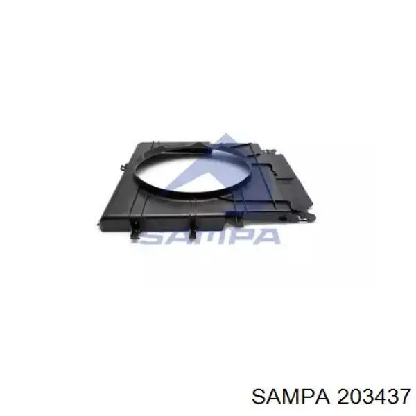 Диффузор радиатора охлаждения Polcar 5065233 цена, от 35.46 USD