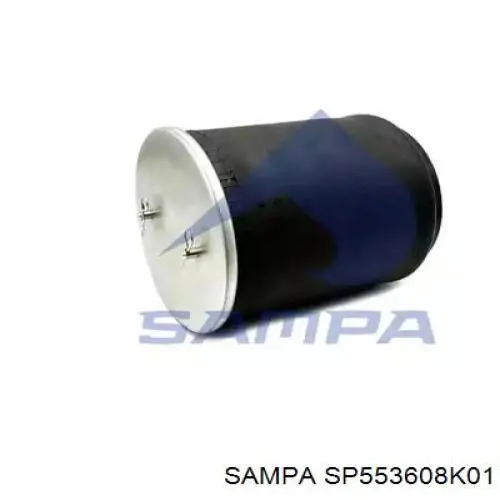 SP553608K01 Sampa Otomotiv‏ coxim pneumático (suspensão de lâminas pneumática do eixo traseiro)