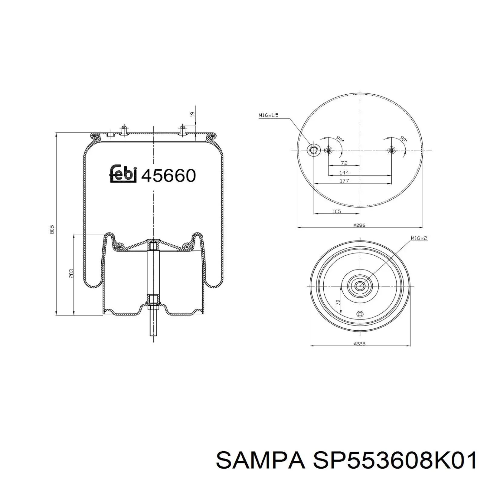 SP553608K01 Sampa Otomotiv‏