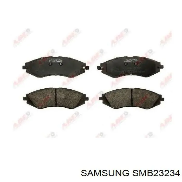 SMB 23234 Samsung колодки тормозные передние дисковые
