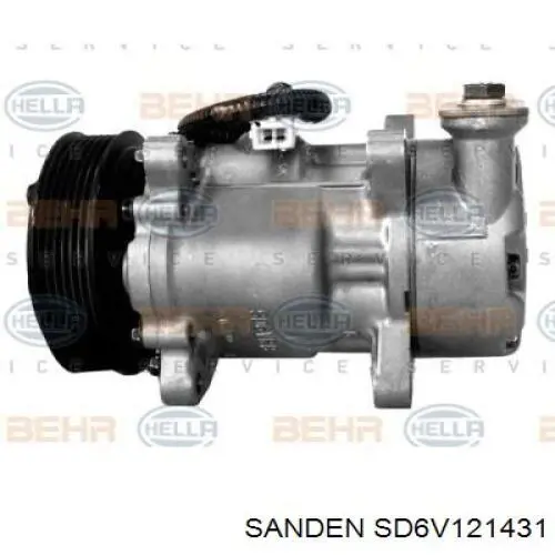 Купить SD6V121431 Sanden Компрессор климатической установки