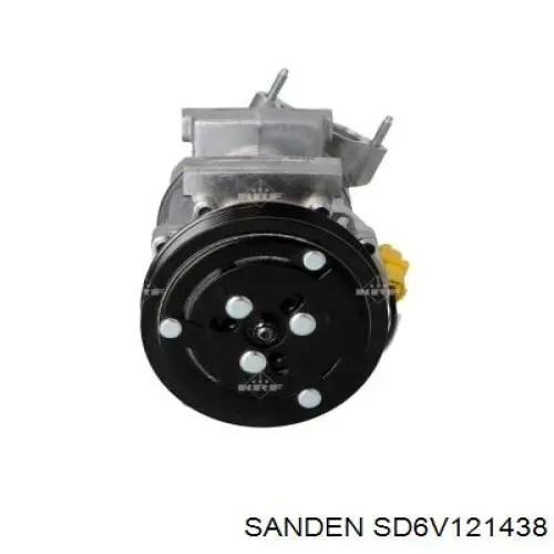 Компрессор кондиционера SD6V121438 Sanden