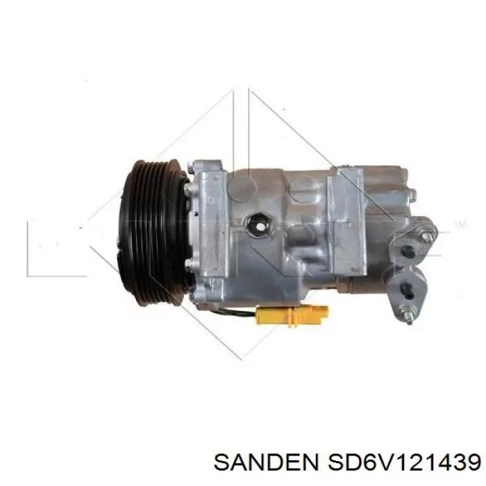 Компрессор кондиционера SD6V121439 Sanden