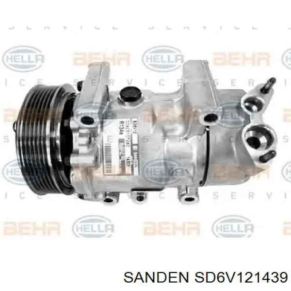Компрессор системы кондиционирования Sanden SD6V121439 цена, от 123.03 USD
