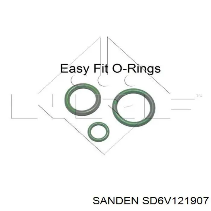 SD6V121907 Sanden Компрессор хладагента