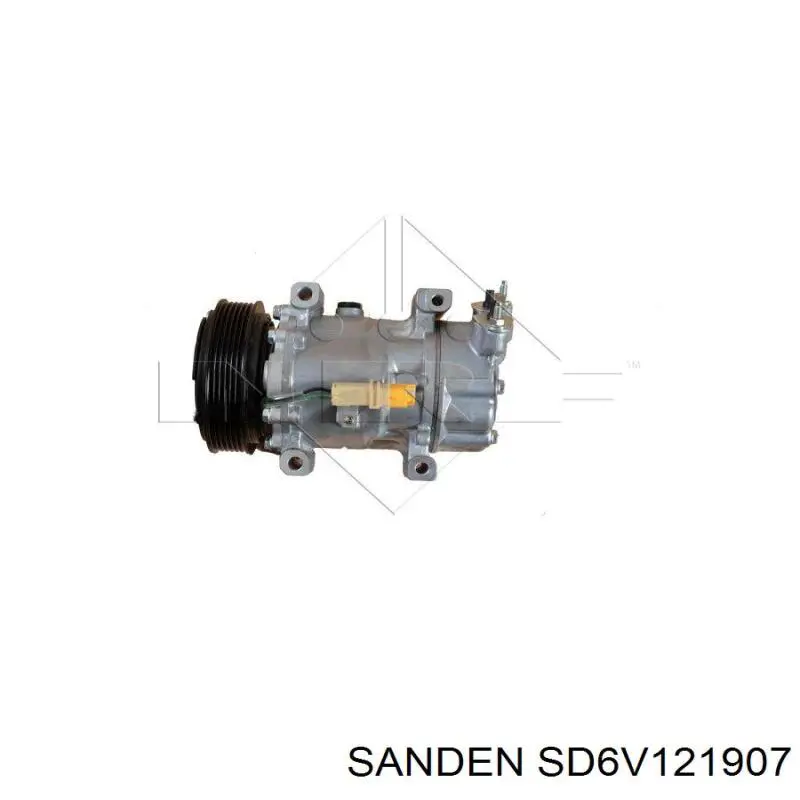 Компрессор системы кондиционирования Sanden SD6V121907 цена, от 123.17 USD