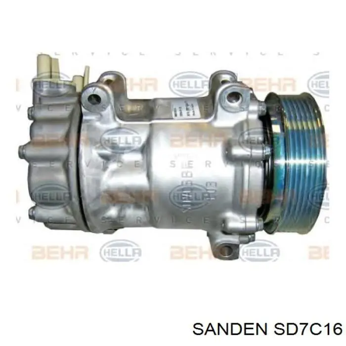 SD7C16 Sanden компрессор кондиционера