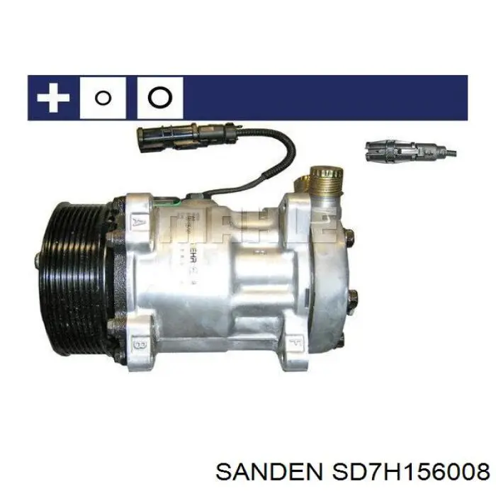 Компрессор системы кондиционирования Sanden SD7H156008 цена, от 226.88 USD